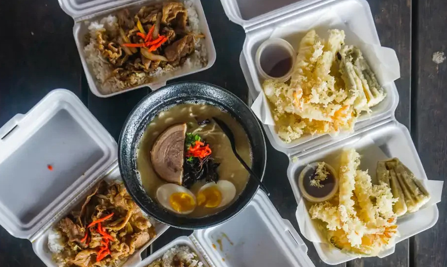 宿务Crossroads的Banri Noodle House:拉面、盖饭、便当与外卖菜单:区分到店自取和Foodpanda外卖