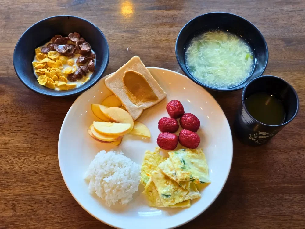 ICL相关住宿提供的早餐套餐