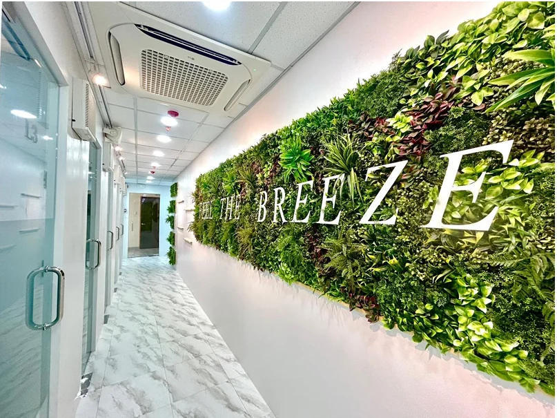 I.BREEZE Prime校内走廊与教室入口