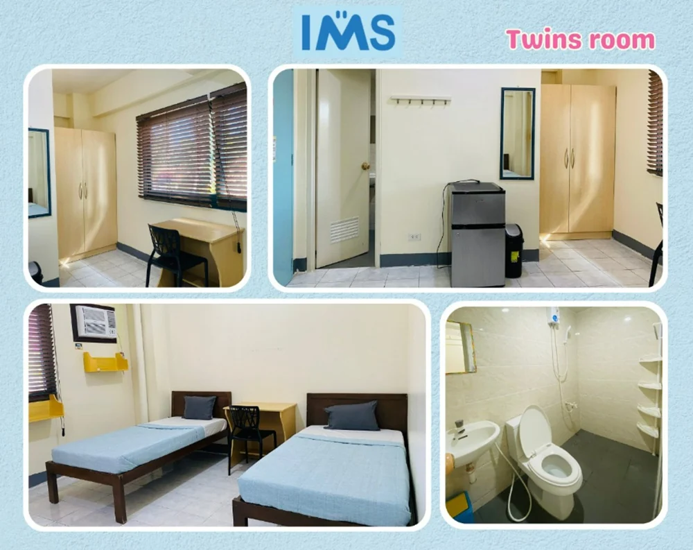 IMS Academy Banilad 双人房及房内设备