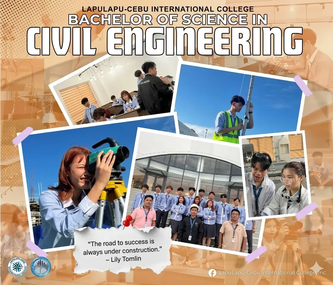 LCIC土木工程课程的团队学习画面