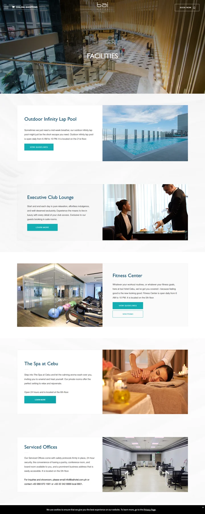 宿务CLC / Bai Hotel公共区域与安全应对环境