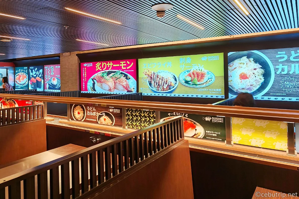 宿务曼达维Sushi Station SM J Mall店:寿司、盖饭与拉面的点餐方法
