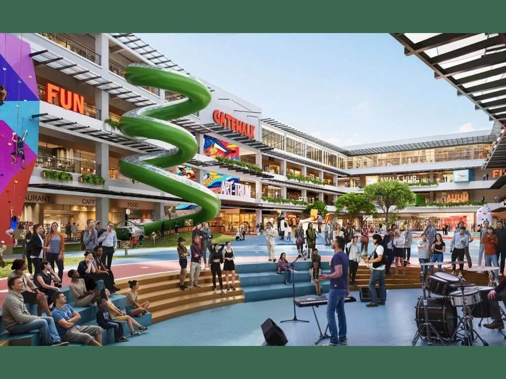 Gatewalk Food Hall计划：2层餐饮空间与个别餐厅的区别的正文相关图片2