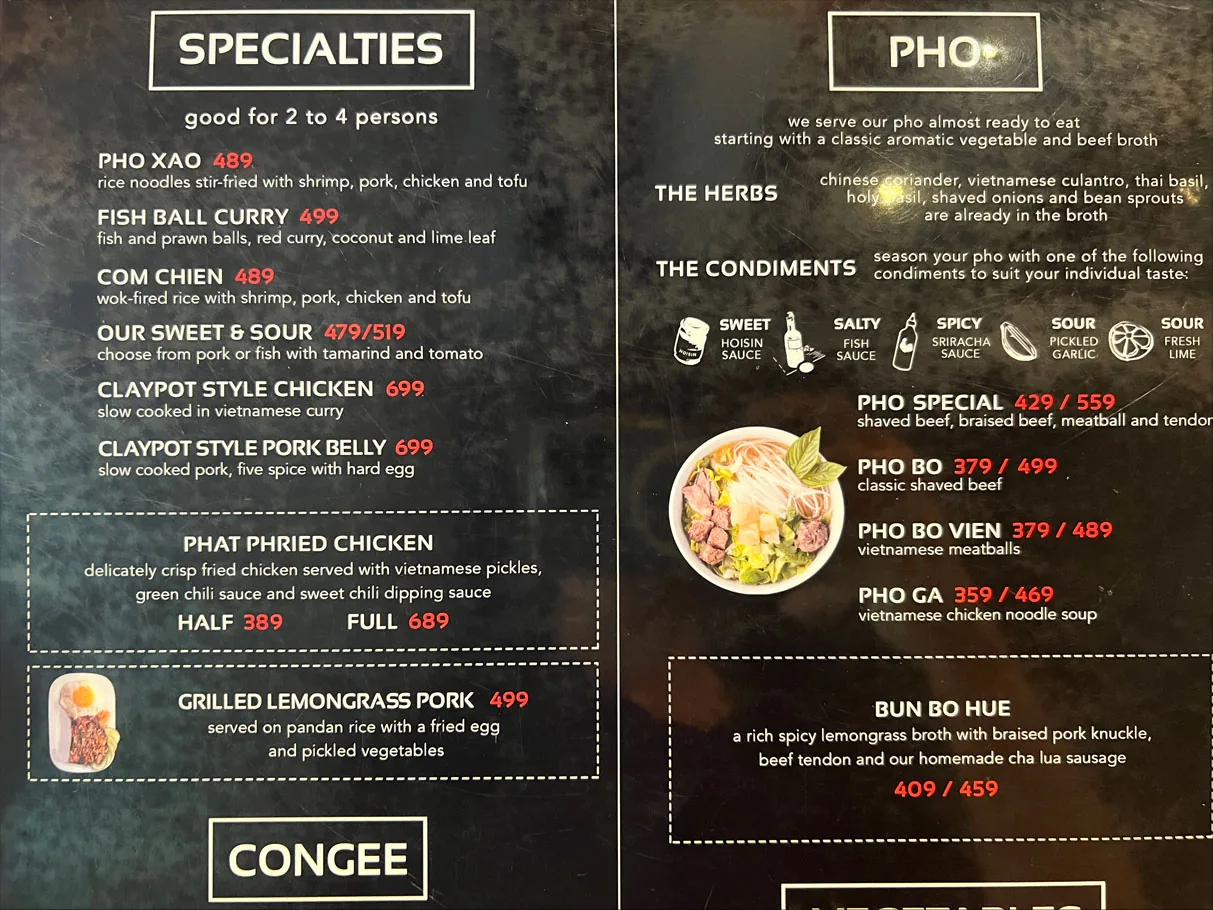 宿务Phat Pho Robinsons Galleria店：河粉、春卷与米饭类怎么选的正文相关图片1