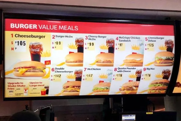 セブ島の有名ファストフード店3社でハンバーガー食べ比べ!