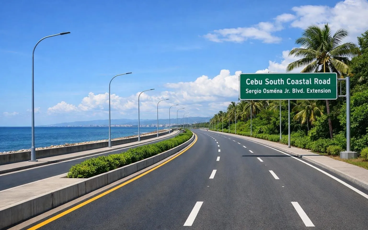 セブのCebu South Coastal Road