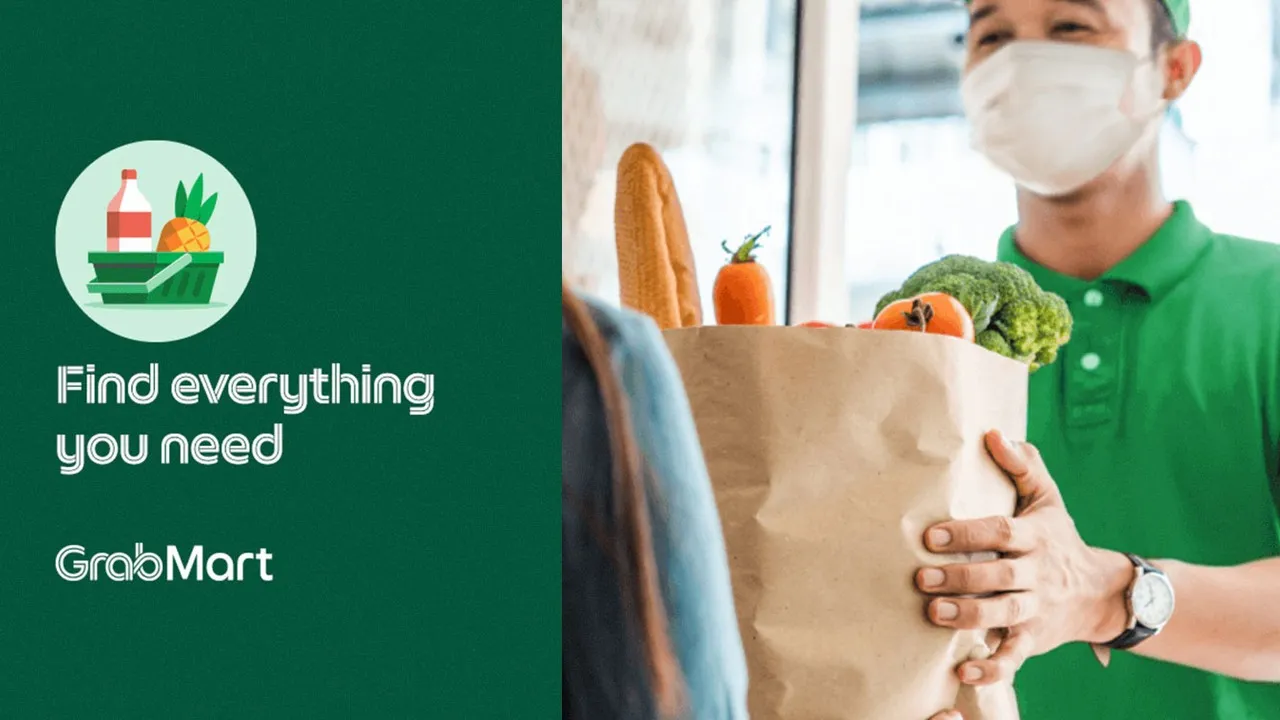 セブのGaisano Country Mallの食品配達 GrabMartで買い物を頼む