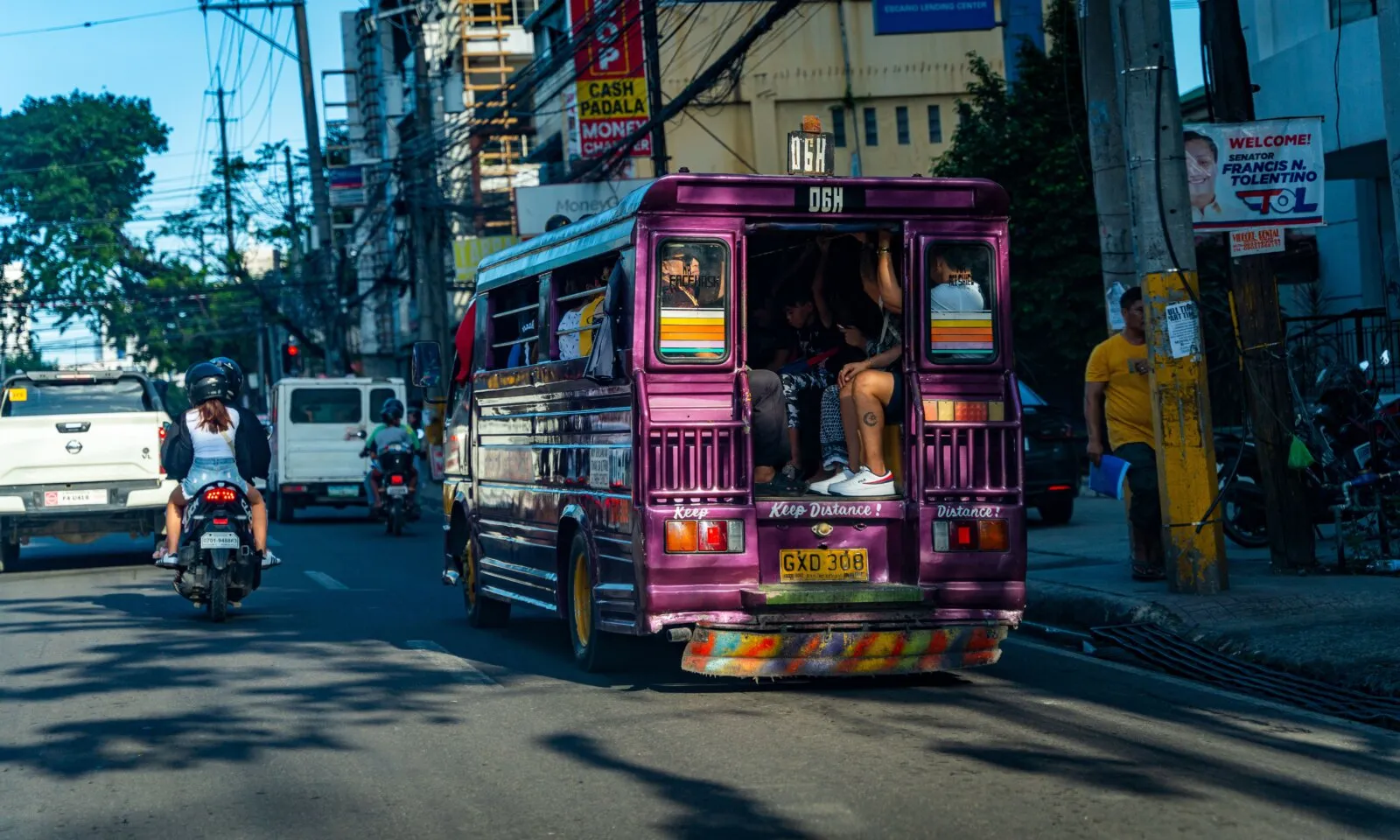 セブ市のFuente・Capitolの公共交通｜BRT・ジプニーの行き先と乗降地点を紹介する