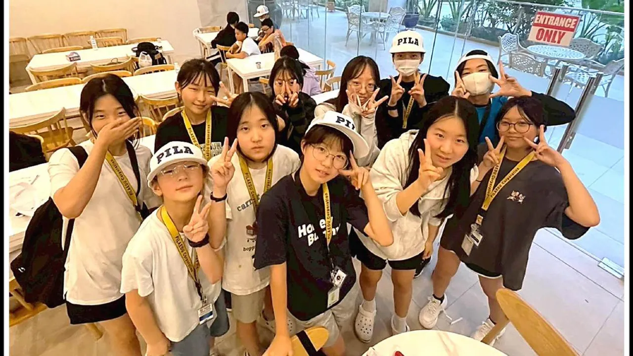 語学学校の生徒たち